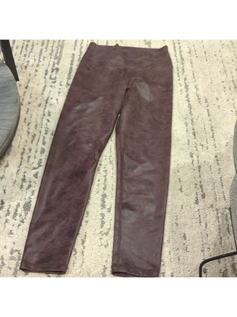 Airie Offline Brown leather look leggings